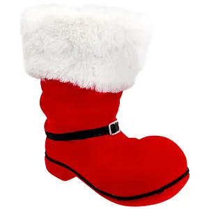 Idena Nikolausstiefel 18,5 x 20,0 cm - Nussknacker - Robuste und wiederverwendbare Geschenkverpackung für kreative Überraschungen am Nikolaustag und unter dem Weihnachtsbaum.