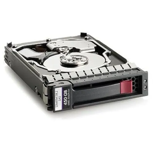 HP - Festplatte, 450 GB, 6 Gbit/s, SAS, 15K U/min., LFF (3,5 Zoll), Dual Port Enterprise Festplatte (Serial Attached SCSI (SAS), 450 GB, 8,89 cm (3,5 Zoll), 11,1 cm, 2,64 cm, 18,9 cm)