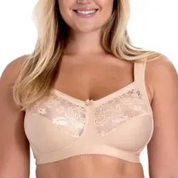Miss Mary Lovely Lace Support Soft Bra BH H 85 - Eleganz und Halt - Funktionsunterwäsche mit wunderschön verzierenden Spitzendetails, gepolsterten Trägern und optimalem Komfort für den ganzen Tag.