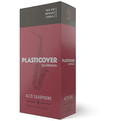 DAddario Woodwinds Plasticover Alto Saxophone 2.0 - Instrumentenzubehör: Hochwertige Plasticover Blätter für Altsaxophon, Stärke 2,0, bieten eine klare Ansprache und sind feuchtigkeitsresistent für langanhaltende Leistung.