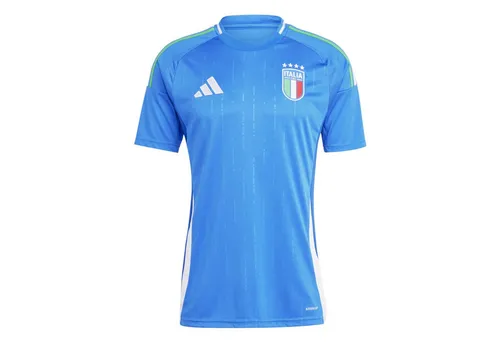 adidas Herren Heimtrikot Italien EM2024 - Stylisches adidas Herren Heimtrikot Italien EM2024 mit feuchtigkeitsabsorbierender AEROREADY Technologie. Ideal für Fans, die ihre Unterstützung für die Nationalmannschaft zeigen möchten. Hergestellt aus 100 % recyceltem Material.