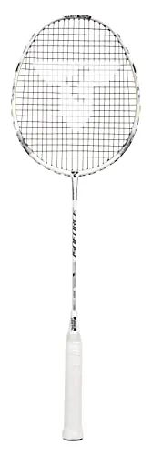 Talbot Torro Badmintonschläger Isoforce 1011 - Badmintonschläger mit nur 75 g Gewicht, kopflastig für kraftvolle Schläge und ausgestattet mit 100% Carbon4 Material. Ideal für ambitionierte Spieler, die ein leichtes und leistungsstarkes Racket suchen.