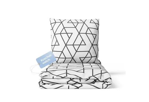 ZIRVEHOME Bettwäsche Bettwäsche, Microfaser, 2 teilig, Bettwäsche 155x220 cm Bügelfrei, Pflegeleicht, Atmungsaktiv