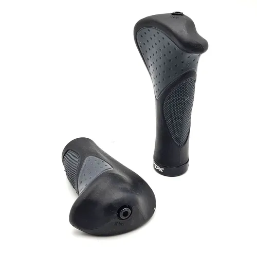 XLC Fahrradgriffe Lenkergriffe Ergonomisch GR-S22 135/92mm schwarz/grau