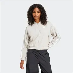 adidas Sportswear Trainingsjacke W 3S WV BOMBER grau M (38/40) - Sportliche Trainingsjacke aus 100% Polyamid, ideal für aktive Frauen, mit lockerer Passform und praktischem Reißverschluss.