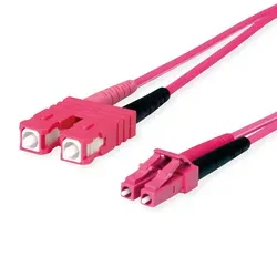 TELEGÄRTNER LWL Adapterkabel 2x G50/125 OM4, 1x SC Duplex von Telegärtner