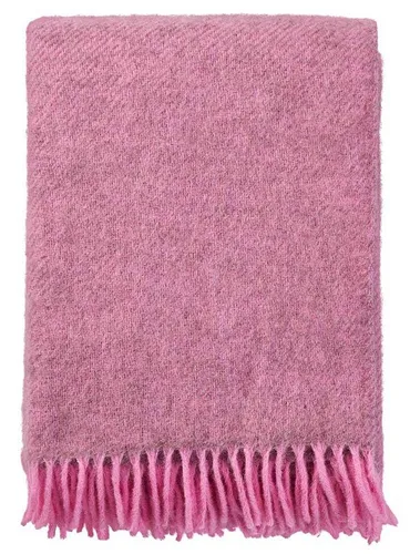 Wolldecke Gotland 130x200 cm uni von Klippan Yllefabrik - Bettdecken aus weicher Gotlandschaf-Wolle, antibakteriell und perfekt für gemütliche Abende. Hergestellt in Europa, mit vorgebürstetem Wollgarn für zusätzlichen Komfort.