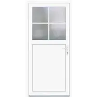 Produktbild Kunststoff-Nebeneingangstür K 502 Weiß 98 cm x 198 cm