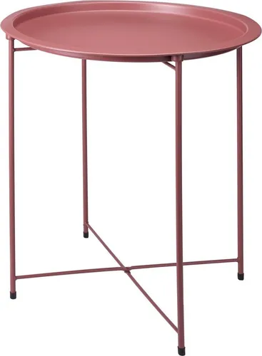 Beistelltisch Beistelltisch NOAH rot DH 47x50 cm rot Kaffeetisch Laptoptisch