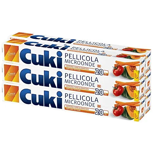 Cuki Mikrowellenfolie – 20 m – 6 Packungen von Cuki