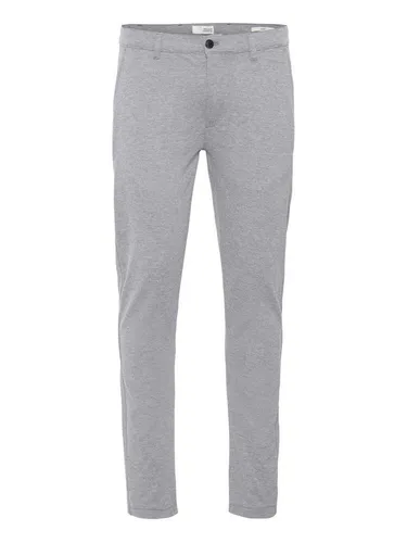 !Solid Sweathose SDDave Barro - Slim Fit Stoffhose in Grau W33/34 - Herren-Stoffhosen, bequeme und moderne Sweat-Optik, ideal für lässige Outfits mit Eingrifftaschen und slim fit Passform.