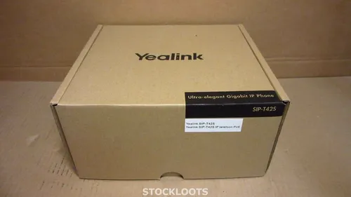 Yealink SIP-T42S Gigabit IP VOIP Phone 2.7 inch LCD Black Telephone NEW NEU NEUF