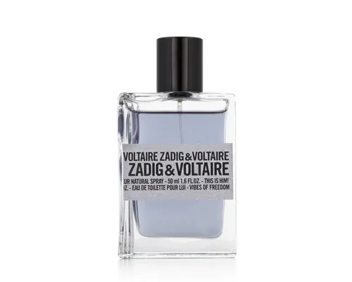 Zadig & Voltaire This is Him! Vibes of Freedom Eau de Toilette 50 ml - Herrendüfte mit elegantem, klassischem Duft. Ideal für anspruchsvolle Männer, die ein edles Parfüm suchen. Entdecken Sie Freiheit in jedem Sprühstoß!