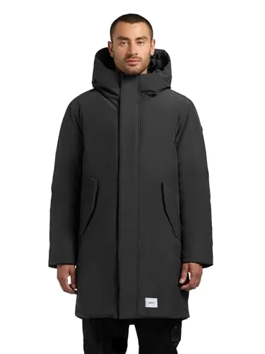 khujo Herren Winterparka Fogg Obrage Grey Gr. L - Moderner Winterparka mit verstellbarer Kapuze und funktionalen Details. Das robuste Material schützt vor Wind und Kälte, während der lässige Schnitt für Bewegungsfreiheit sorgt. Ideal für stilvolle Outfits an kalten Tagen.