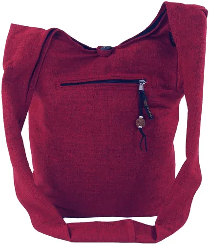 Sadhu Bag / Schultertasche, Goa Tasche, Schulterbeutel - rot - 35*90*37*20 cm