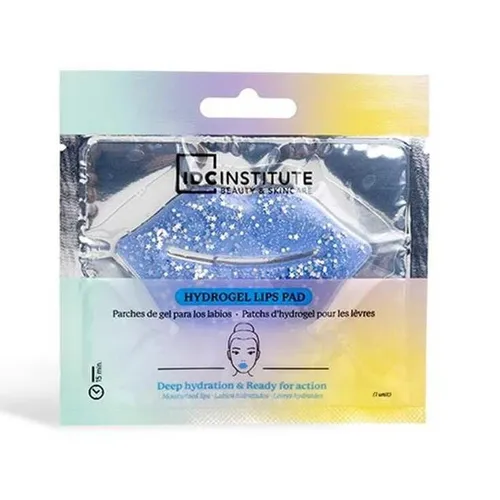 Hydrogel Lippenmaske mit Glitzer Blau IDC INSTITUTE