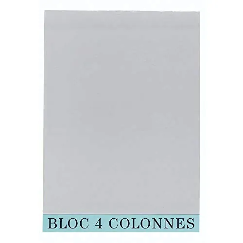 Bloc de Controle Comptable 29,7x21cm