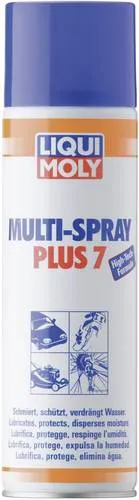 Liqui Moly Plus 7 3305 Multifunktionsspray 500ml - Universelles Multifunktionsspray für Auto, Haus und Garten mit 7 Vorteilen: schützt Elektrik, löst Rost, pflegt Gummi und verhindert Quietschgeräusche.