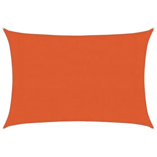 vidaXL Sonnensegel 3x5m Orange in orange von vidaXL
