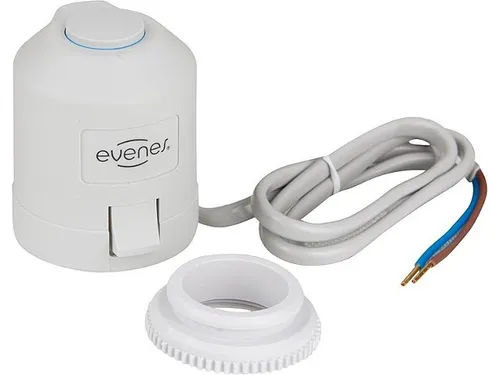 EVENES VM Elektrothermischer Stellantrieb mit Adapter VA80, stromlos geöffnet 23
