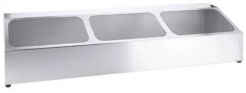 Contacto Kasten für GN-Behälter - Sonstige Gastronomieartikel, aus Edelstahl gefertigt und ideal für die Aufbewahrung von bis zu drei 1/3 oder sechs 1/6 GN Behältern, perfekt für eine platzsparende und hygienische Lagerung.