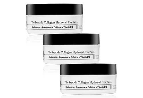 Cosrx Augenpads Pink Peptide Anti Aging Kollagen Hydrogel Augenpads gegen Augenringe, 3-tlg., COSRX, Augenpads, Hydrogel, Hautpflege