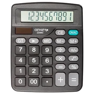 Genie Tischrechner Basic 220 MD 10-stellig - Taschenrechner mit 10-stelligem Display, ideal für präzise Berechnungen im Büro oder Zuhause.