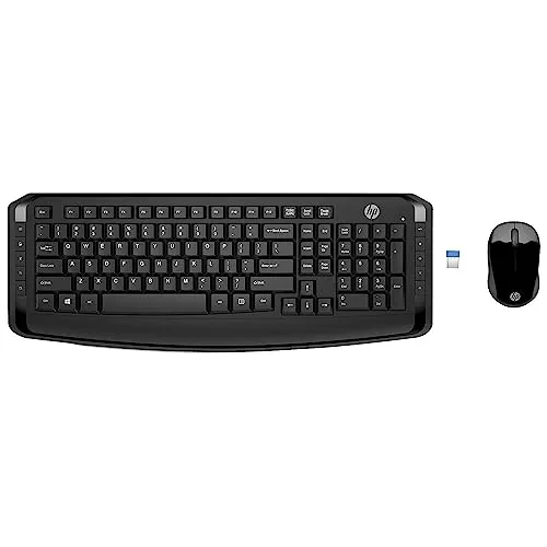 HP Wireless Keyboard AND Mouse 300 3ML04AA ABD Tastatur, QWERTZ