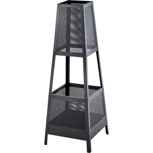 Terrassenofen 113 cm Gartenkamin Feuerstelle Terrassenkamin Feuerschale Outdoor