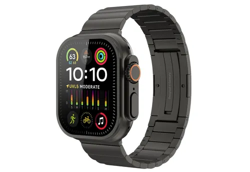 VONMÄHLEN Smartwatch-Armband Link Bracelet Pro - Smartwatch-Armband aus hochwertigem Titan mit 25 % Recyclinganteil, extrem widerstandsfähig und individuell anpassbar für die perfekte Passform.