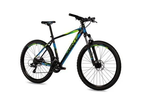 Airtracks Mountainbike Herren 27,5 Zoll Maverick MTB Hardtail - Mountainbike für Abenteuerlustige mit 21 Gängen und hydraulischen Scheibenbremsen für optimale Kontrolle, ideal für unwegsames Gelände und naturverbundene Fahrten.