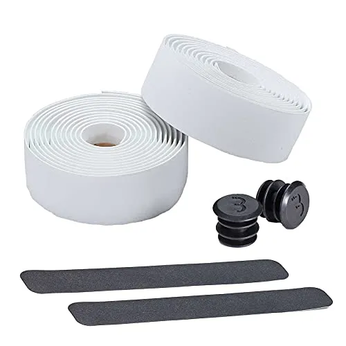 BBB Cycling Fahrrad, Mountainbike Lenkerband Raceribbon, BHT-01, Weiss, 200 x 3 cm