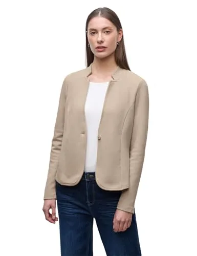 Street One Damen Jacquard Blazer – Stilvoll und Bequem in beige von Street One