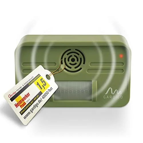 TEV 60050 - Hunde- und Katzenabwehr - Tiervertreiber mit Ultraschalltechnologie, umweltfreundlich und effektiv zur Abwehr von Tieren in sensiblen Bereichen wie Gärten oder Eingängen.