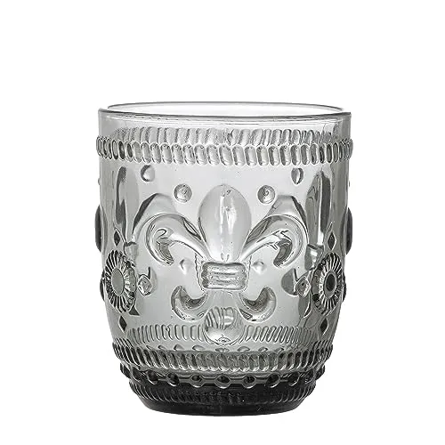 Bloomingville Cordelia Trinkglas, Grau, Glas