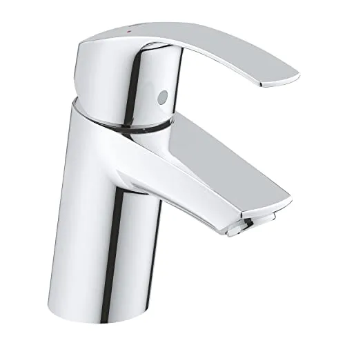 Grohe Eurosmart Einhand-Waschtischbatterie DN 15 S-Size, chrom - Mischbatterien und Armaturen - schlanke Armatur mit GROHE SilkMove für einfache Bedienung und EcoJoy Technologie zur Wassereinsparung von bis zu 50%.