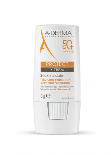 Aderma Protect X-Trem Stick Invisible Spf50+ 8G