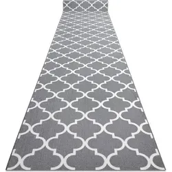 Rugsx - Läufer Antirutsch Trellis 80 Cm Grau 30352 80 Cm Grey 80x540 Cm