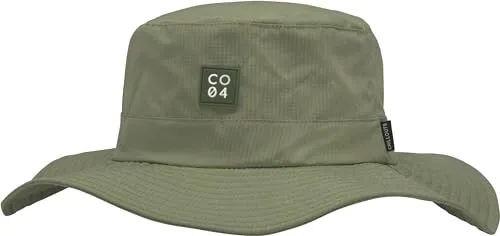 chillouts Samoa Bucket Hat Khaki - Sonnenhut aus 100% Polyester, leicht und stylisch, ideal für sonnige Tage und Outdoor-Aktivitäten.