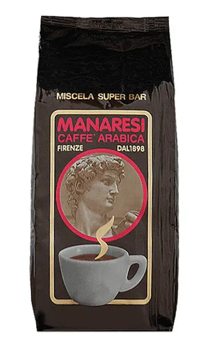 Manaresi Super Bar Brown 1kg Bohnen in braun von Il Caffè Manaresi