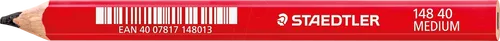 STAEDTLER 14840 - Zimmermannsbleistift, 1-2 mm, Härtegrad medium