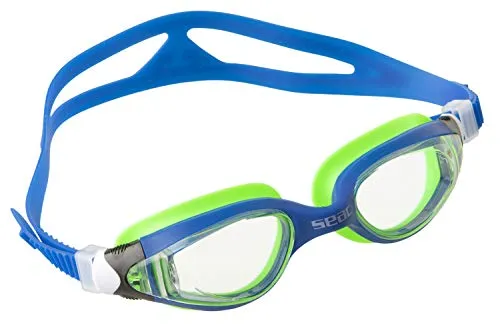 Seac Ritmo JR Schwimmbrillen für Kinder und Jugendliche für Pool und Freiwasser, S, Blauw/groen