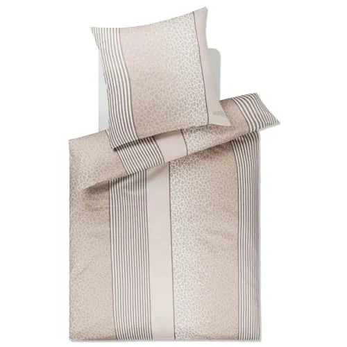 JOOP! Bettwäsche Leo 4112 07, Mako-Satin, 3-teilig in beige von JOOP!