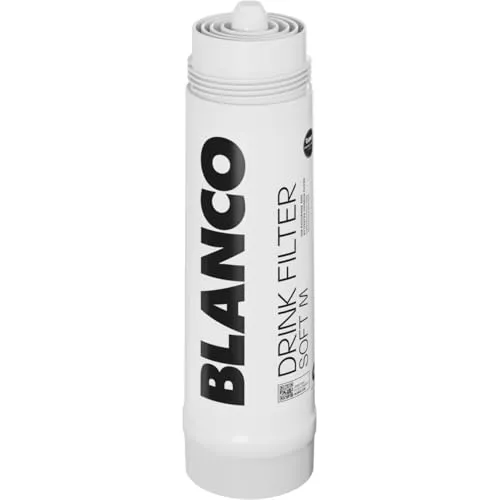 BLANCO Drink Filter Soft M | Weniger Kalk. Mehr Geschmack | Passend zu: Drink.soda & CHOICE.all | Anti-Kalk Filterkartusche | Optimiert das Trinkwasser | Filterkapazität: 1.000 Liter bei 12 °dTH