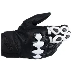 Alpinestars Celer V3 Handschuhe schwarz / weiss XL - Motorradhandschuhe aus hochwertigem Ziegenleder mit PU Knöchelschutz für optimalen Aufprallschutz und hervorragende Abriebfestigkeit, ideal für sportliche Naked Bikes und Tourenfahrer.