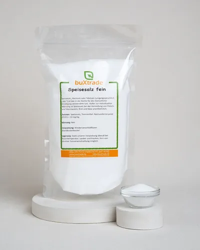 4x 500 g | Speisesalz | Jodfrei | Siede fein | Kochsalz/Siedesalz | kochen