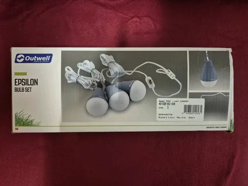 Outwell Epsilon Glühbirnen-Set, 300 Lumen, grau von Outwell
