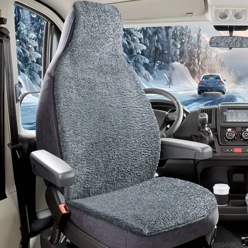 Kunstfell Wohnmobil Sitzauflage Sitzbezug für Fiat Ducato Jumper Boxer