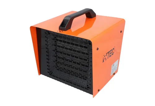 BTEC Keramikheizlüfter 3 kW - Leistungsstarker Bauheizer - Heizlüfter mit 3 kW für Baustellen und Werkstätten, ausgestattet mit PTC-Keramik-Heizelement für schnelle Wärme und lange Lebensdauer. Ideal als Frostwächter einsetzbar.