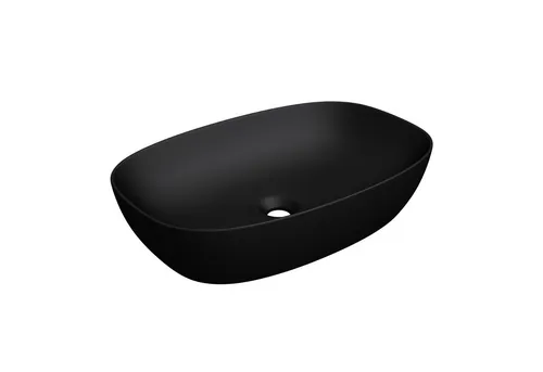 doporro Brüssel 104 Waschbecken Keramik Aufsatzwaschbecken - Waschbecken aus hochwertiger Keramik mit Lotus-Effekt für einfache Reinigung; edles Design und praktische Wasserersparnis für Ihr Bad.